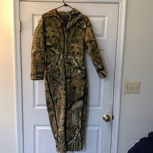 Full body redhead camo hunting gear